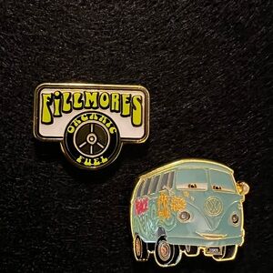 Loungefly Fillmore Organic Fuel Pin Set - Black, Yellow, Blue